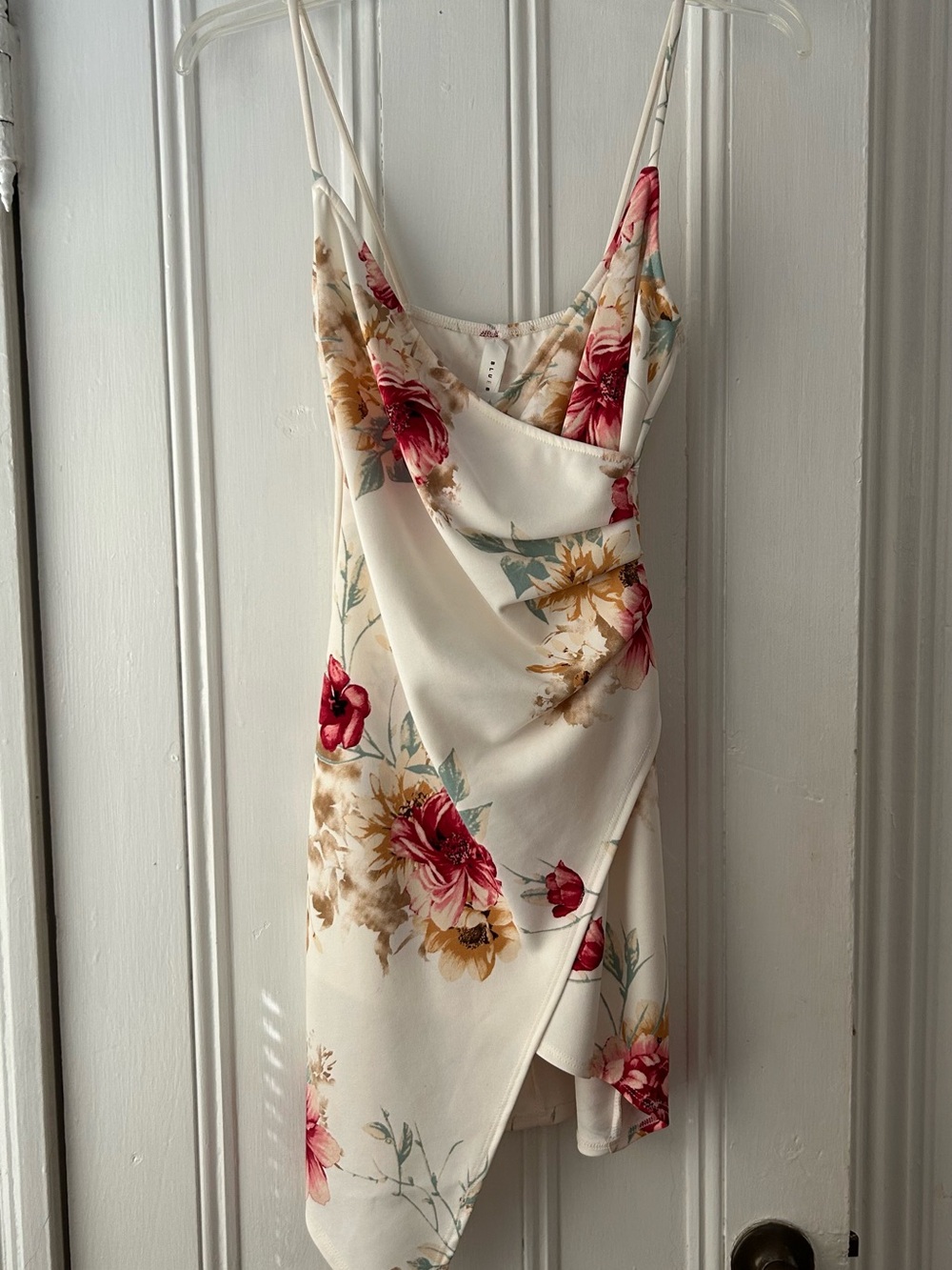 Blue Blush | Floral Mini Dress |Size Small
